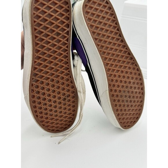 Men’s Vans Off The Wall size M7.5/W9 Purple Black Lace Up Skate Shoes Sneaker - Picture 7 of 10